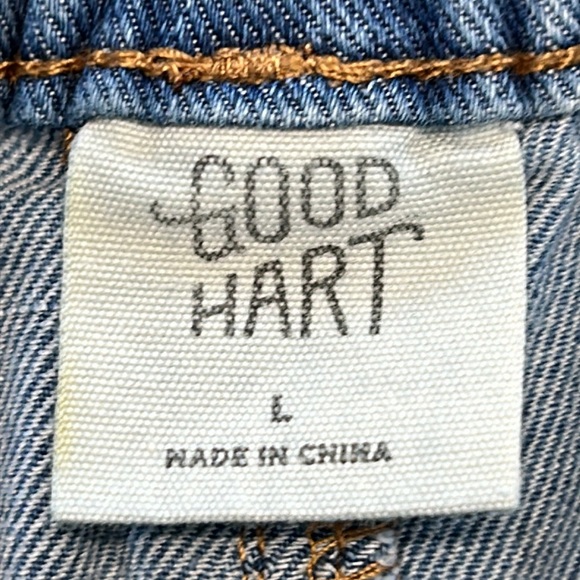 Matilda Jane Keystone tapered pull on jeans. Lightwash, elastic. Size Large. - Picture 4 of 12